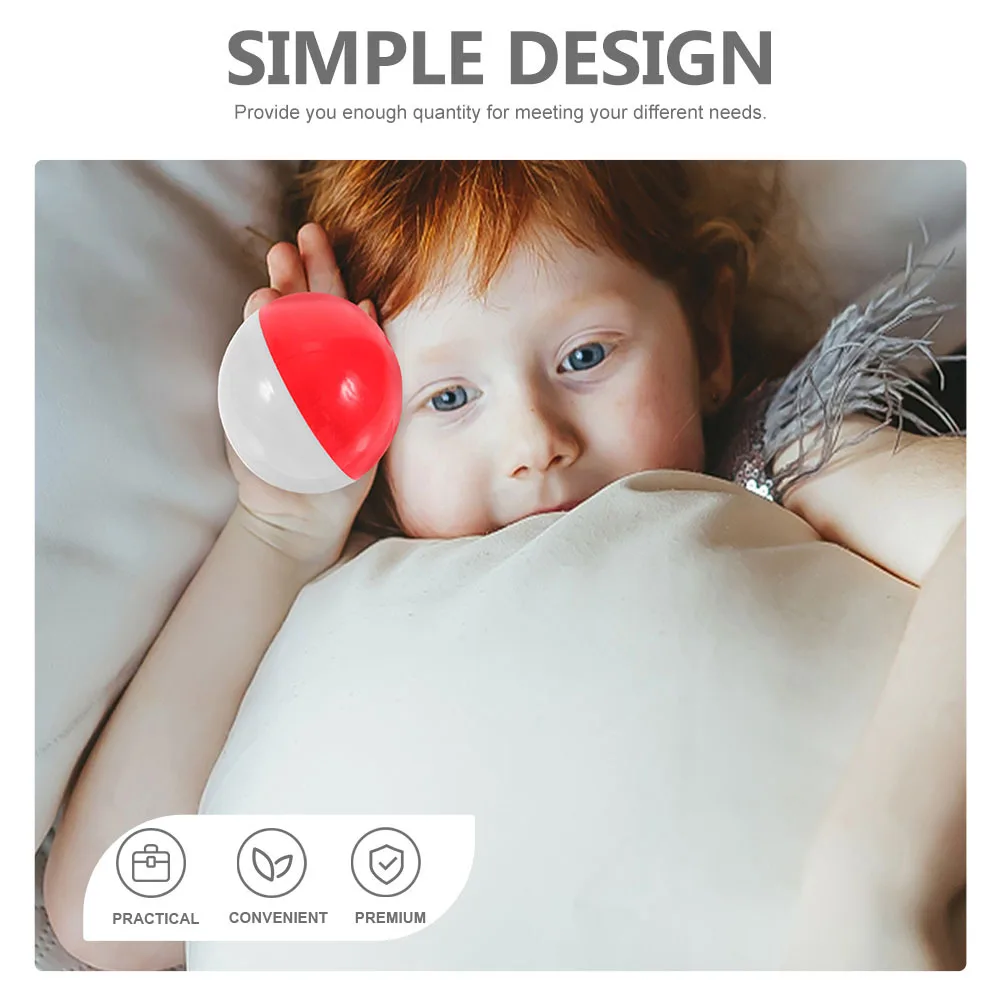 

100Pcs Vending Machine Empty Plastic Fillable Balls for Gumballs Machine Round Lightweight Durable Round