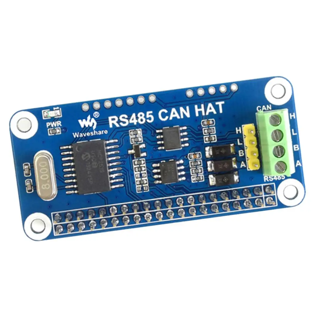 CAN Module UART Communication Board Multicolor Half Duplex Adapter for Raspberry Pi Zero 2W 5 Hat Starter Kit
