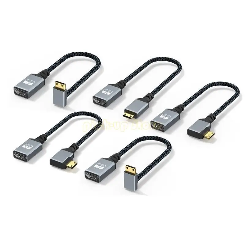 Q5WA ก้าวหน้าวิดีโออะแดปเตอร์ตัวผู้ตัวเล็กสำหรับวิดีโอ 4K แสดงความละเอียด 4K60Hz