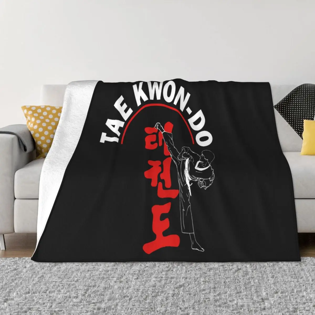 

Taekwondo Martial Arts Adult Hipster Personality Hot Sale Family Normal Mens Newest Men Loose Selling Throw Blanket