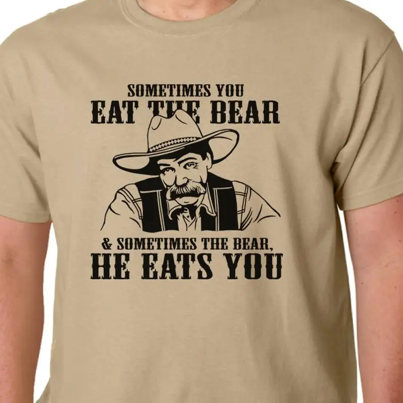 

Футболка «Большой Лебовски» SOMETIMES YOU EAT THE BEAR BAR цитата CULT FILM COEN
