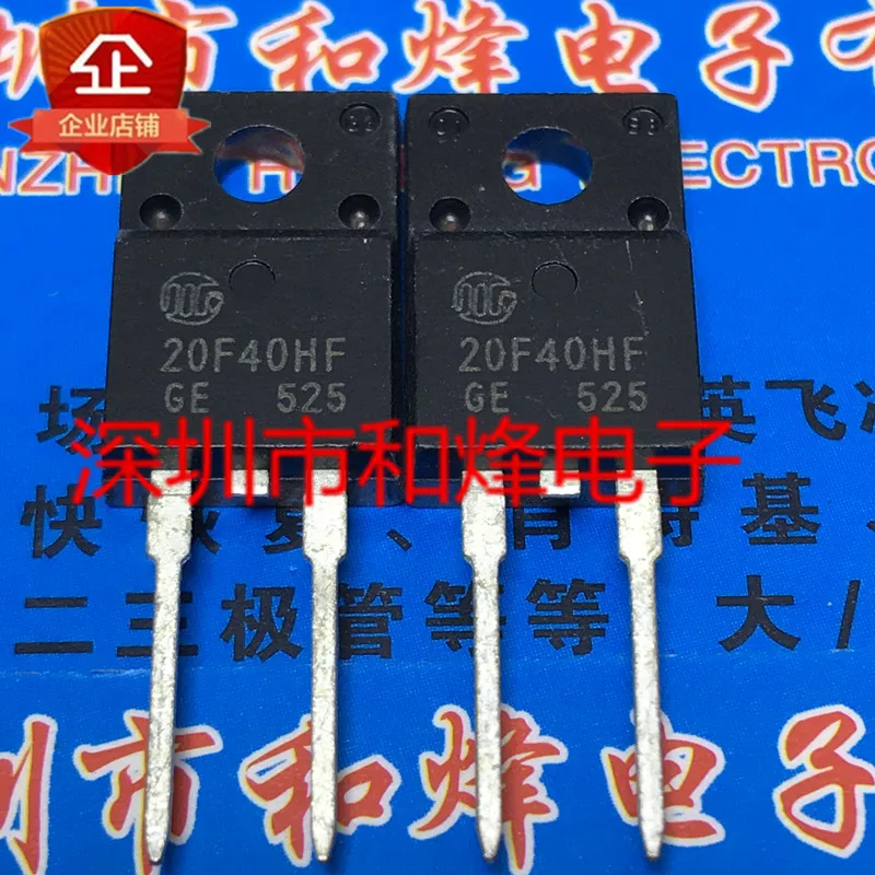 Original 6PCS/lot 20F40HF   TO-220F-2 400V 20A