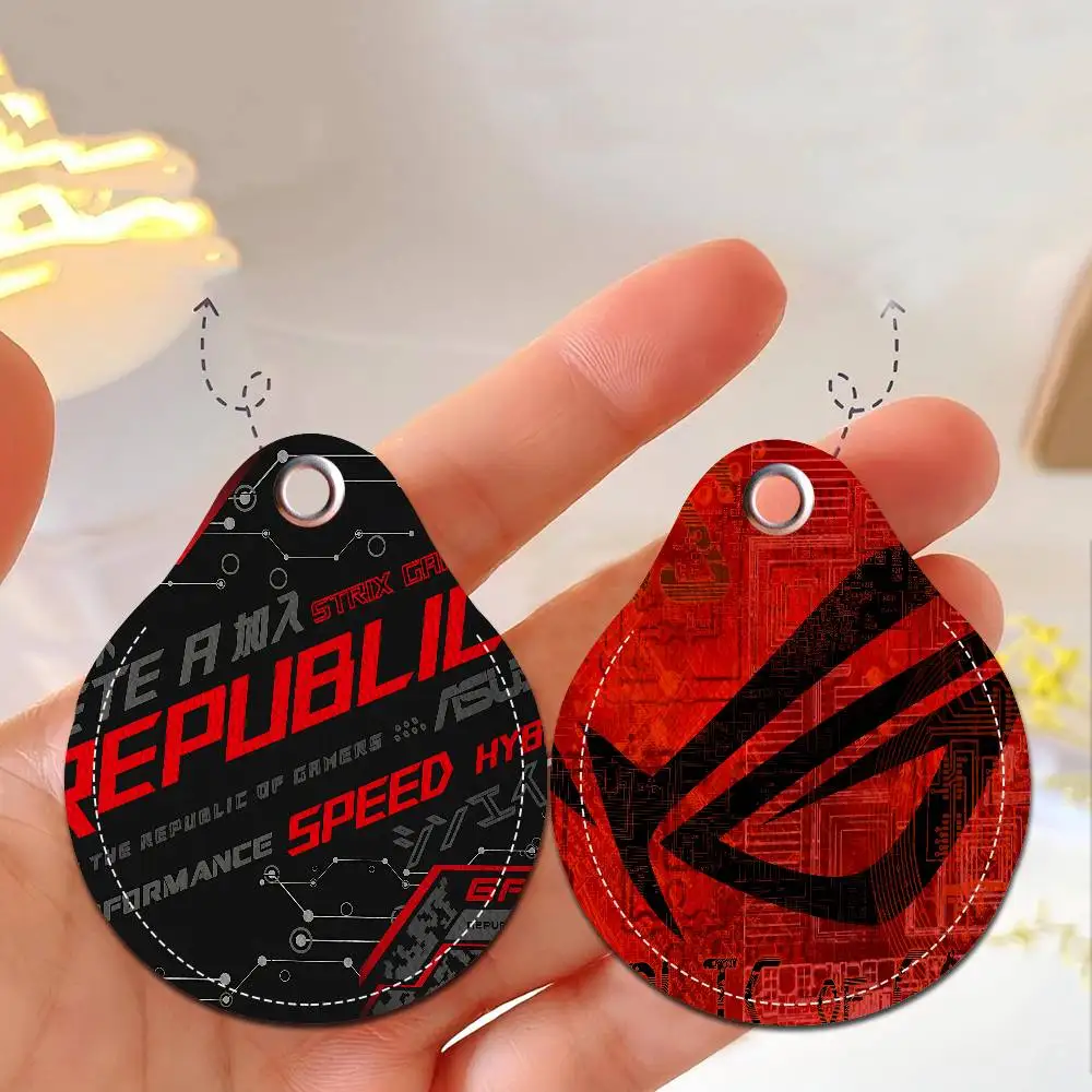 ROG Logo Waterdrop Aped N Acc Control Card Holder For Vehicles Public Transport Keychain Protective Cover