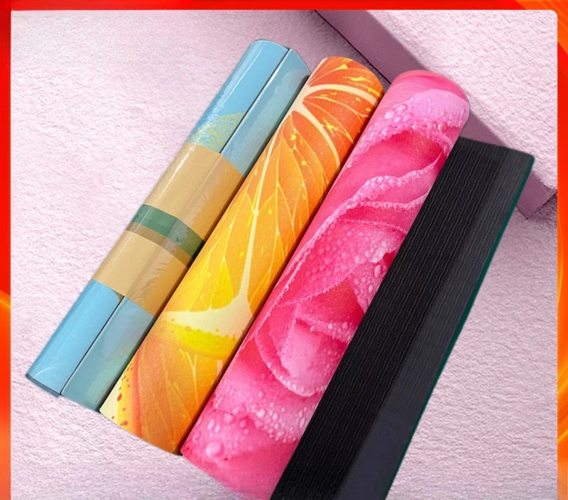 

Коврики для йоги из ТПЭ с принтом для двух человек — нескользящее утолщенное спортивное оборудование для домашнего пилатеса Gym 요가매트