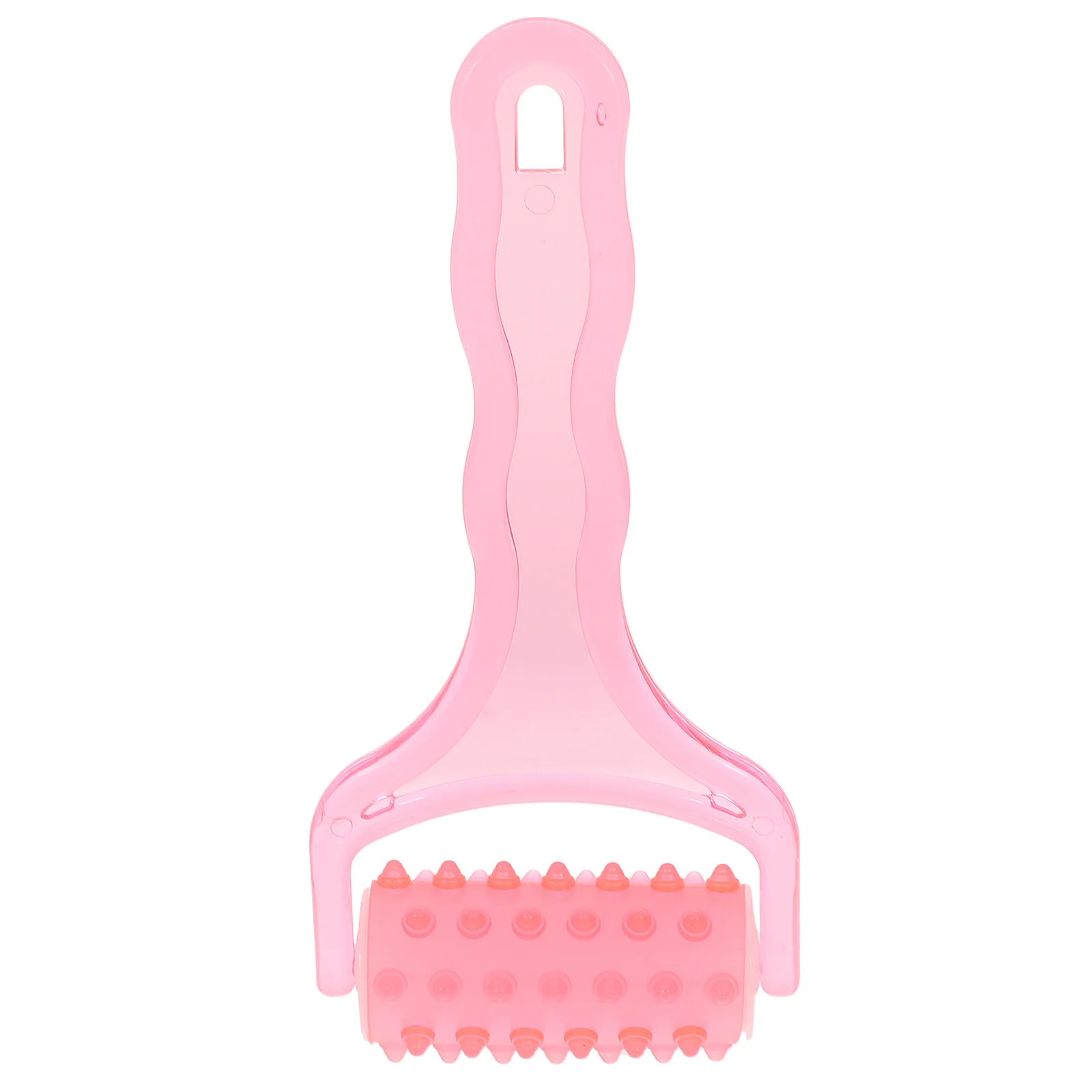 

Plastic Acupressure Easy Grip Manual Roller Massager For Muscle Relief Cell Massager Tool Face Skin Care Roller (Random Color)