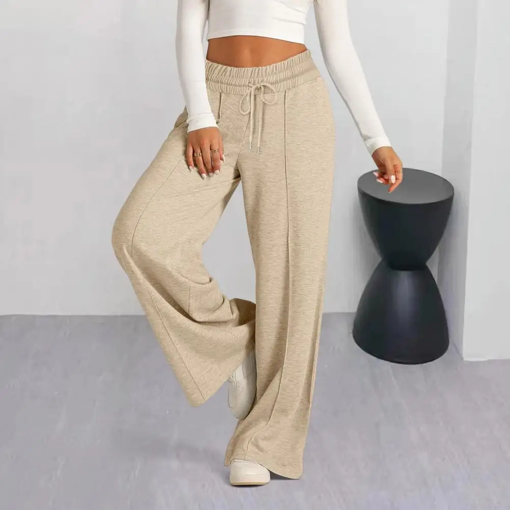 フリーススウェットパンツ レディース ストリートウェアパンツ ハイウエスト ルーズパンツ カジュアル ストレート スポーツ ワイドレッグ バギーパンツ ジョガーパンツ