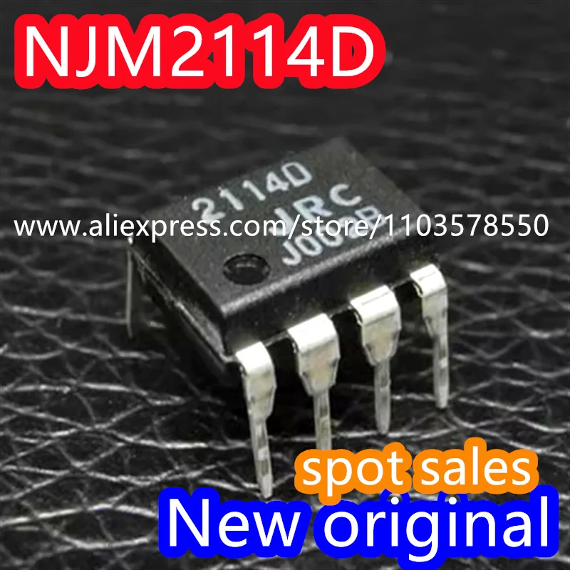 

（10PCS） 100% brand new original NJM2114D 2114D dual channel low-noise operational amplifier chip IC direct insertion DIP-8
