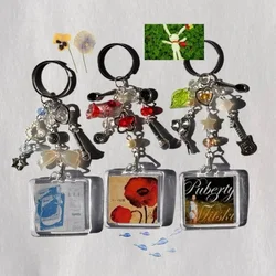 Handmade Lamp Genso Album beaded keychain photo