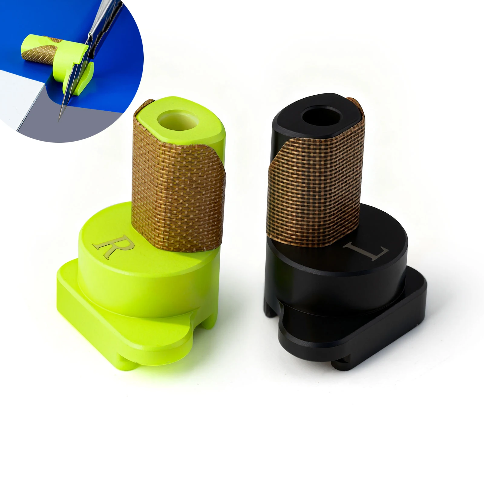 

FOSHIO Precision Edge Trimming Tool for 9mm Blade Utility Knives Car Wrapping Film Graphic Consistent Cutting 2mm/7mm Trimmer