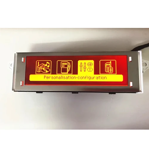 Peugeot 307 407 408用の車の画面,USB,Bluetooth,4つのメニュー,赤いモニター,12ピン,Citroen c4 C5用