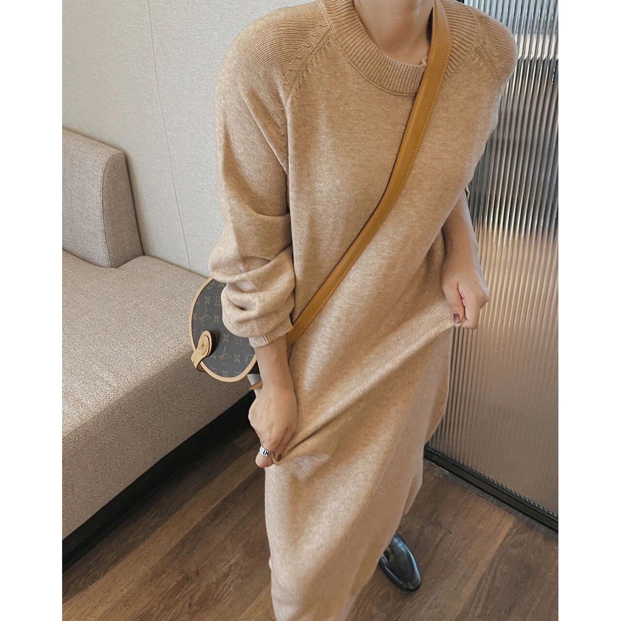 

2022 Woman Knit Oversize Sweaters Long Sleeve Dresses Party Robe Y2k Clothes Oem Elegant Evening Skirts Pullovers Sweatshirts