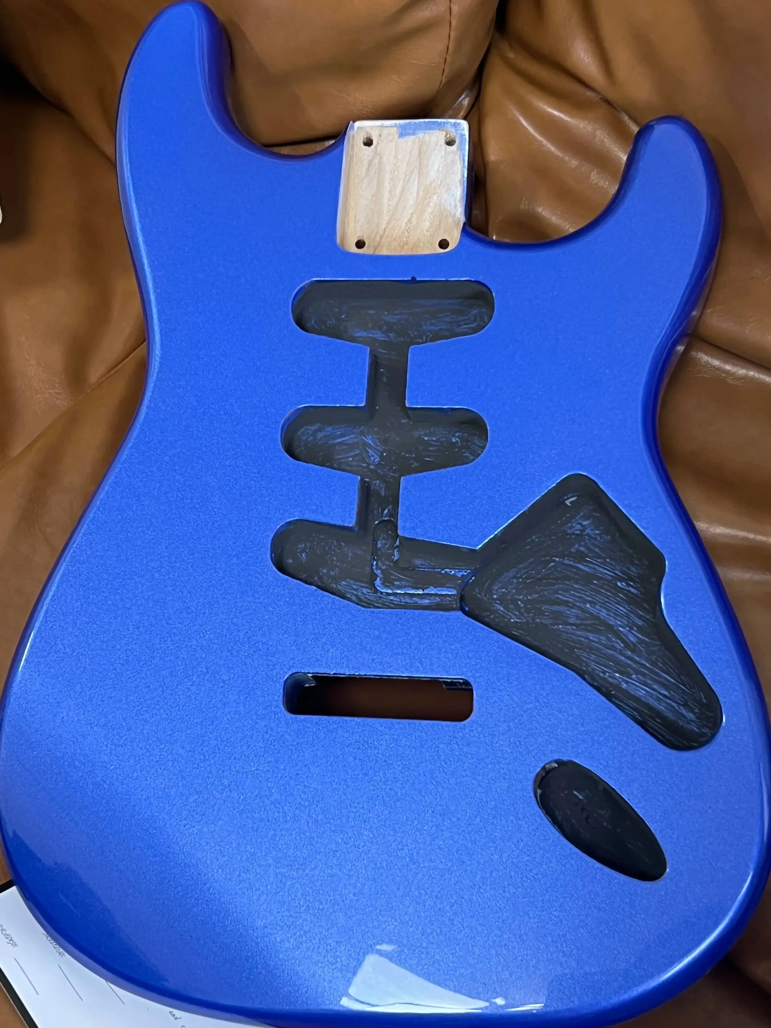 Nordamerikanischer Erlenholz-Massivkorpus für E-Gitarre, kompatibel mit ST TL Stil, DIY-Ersatzteil – Detail 3