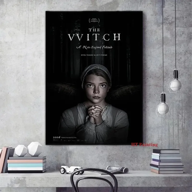 فيلم الرعب الكلاسيكي VVitch المشارك الساحرة فيلم Vintage حائط لوح رسم الفن صور الداخلية ديكور غرفة النوم المنزلية
