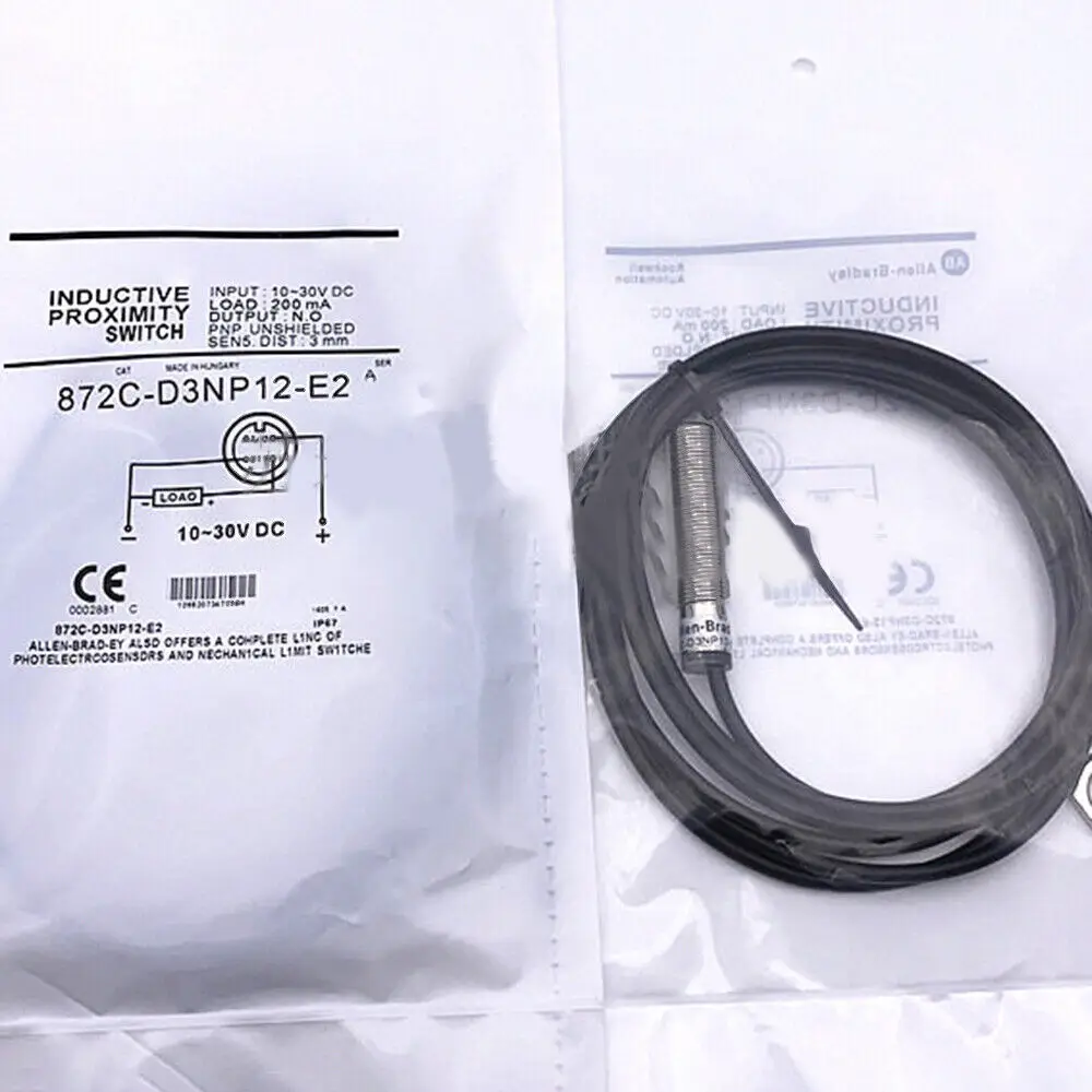 10-30V DC Proximity Switch Sensor 872C-D3NP12-E2 for Allen Bradley