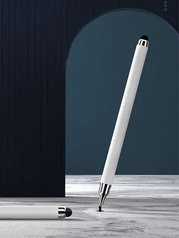 Dual-head Capacitive Pen Disc Silicone Head Dual-purpose Stylus PaintingOffice Retouching Mobile Phone Tablet Pen Capacitive Pen