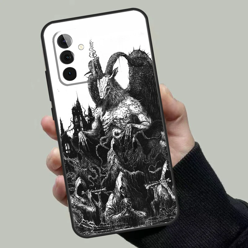 Devil Satan Dark Art Case For Samsung Galaxy A52 A32 A22 A12 A54 A34 A24 A14 A51 A71 A73 A53 A33 A23 A13 Cover