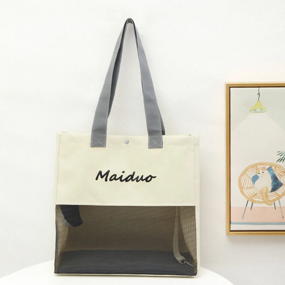 

Breathable Pet Carrier Bag Oxford Cloth Portable Outdoor Cat Carrying Bag Travel Mesh Small Puppy Carrier Backpack