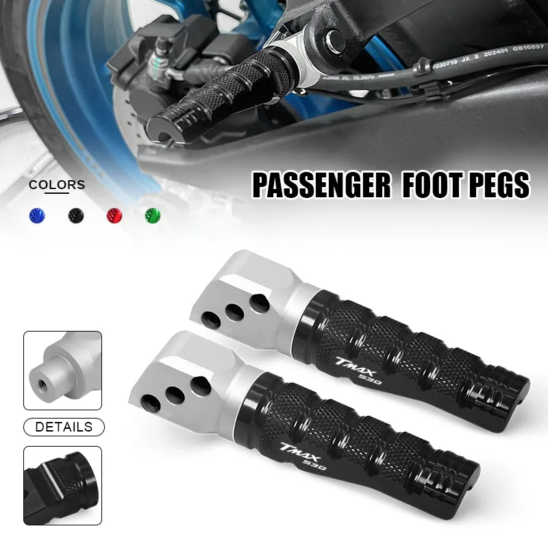 

Hot Sale TMAX530 Rear Foot Peg Passanger Anti-Skid Footrests For T-MAX530 tmax530 SX DX 2012-2019 Motorcycle FootPeg