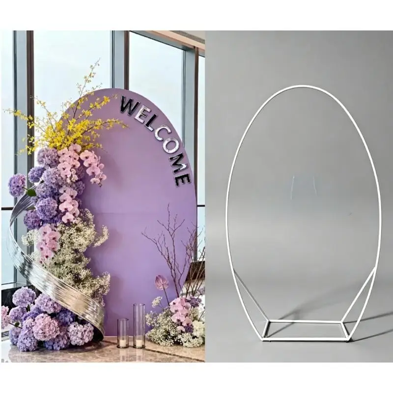 Arched Frame KT Panel Rack For Wedding Party Decoration Fashion Balloon Display Background Stand Arch Bracket Kit