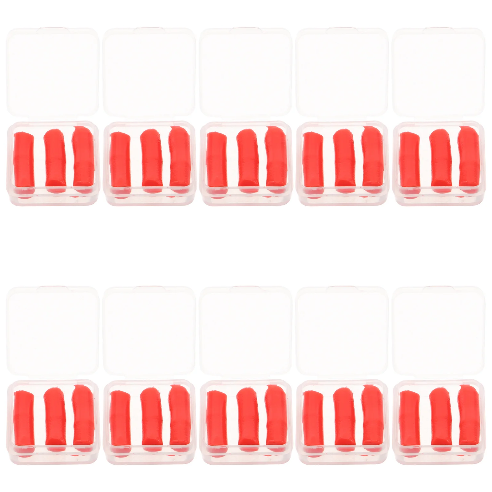 

10 Boxes Diamond Drawing Glue Clay - Easy Clean Drill Pen Refill Mud for DIY Art Projects Red - Crafting Supplies Kit