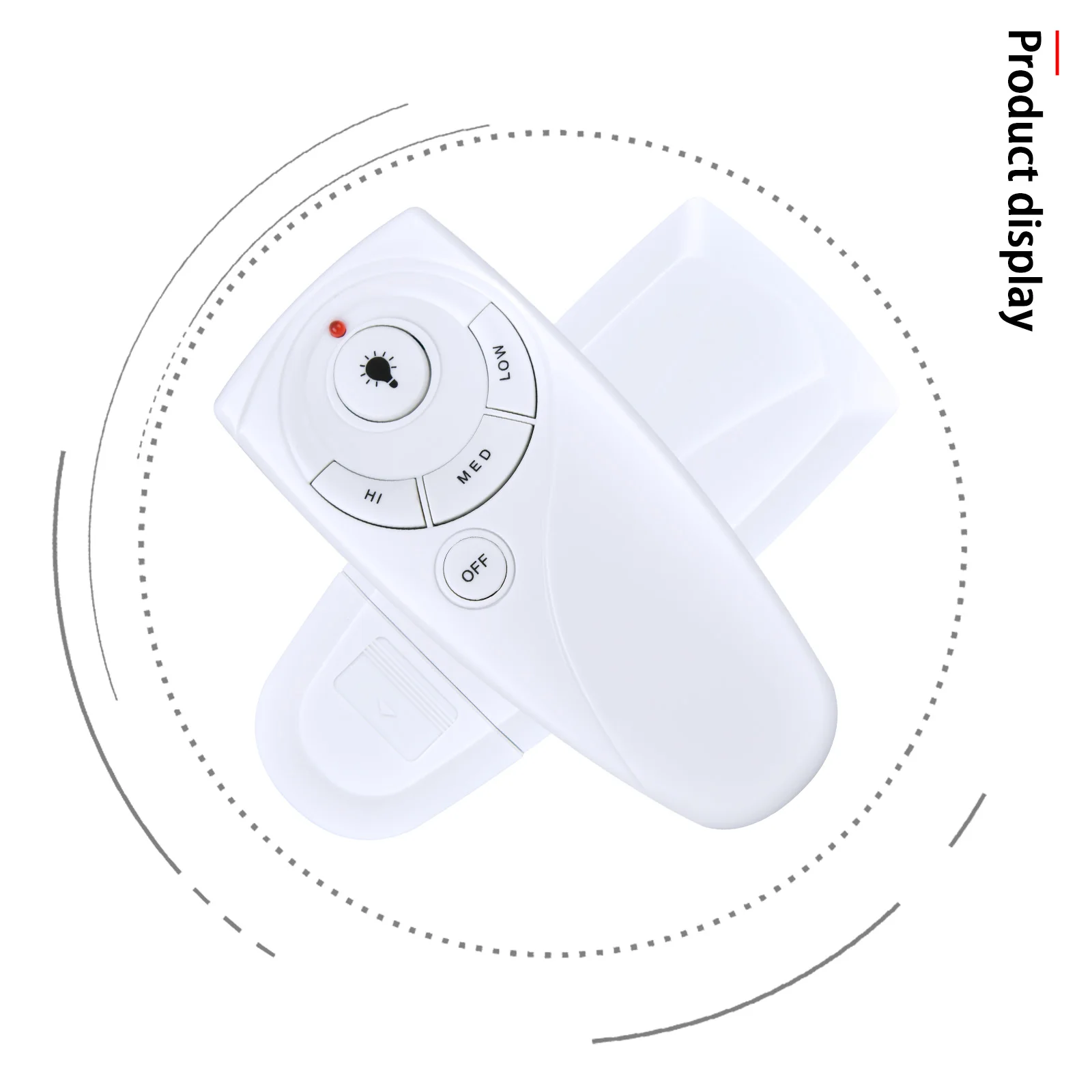 Nuovo telecomando UC7083T per ventilatore da soffitto Hampton Bay, controllo luci doppie, bianco con batteria