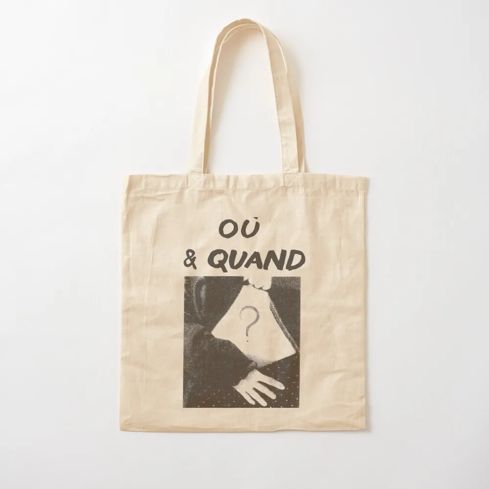 

Ou & Quand Tote Bag Fabric bag shopper bag women canvas Lady bags Canvas Tote