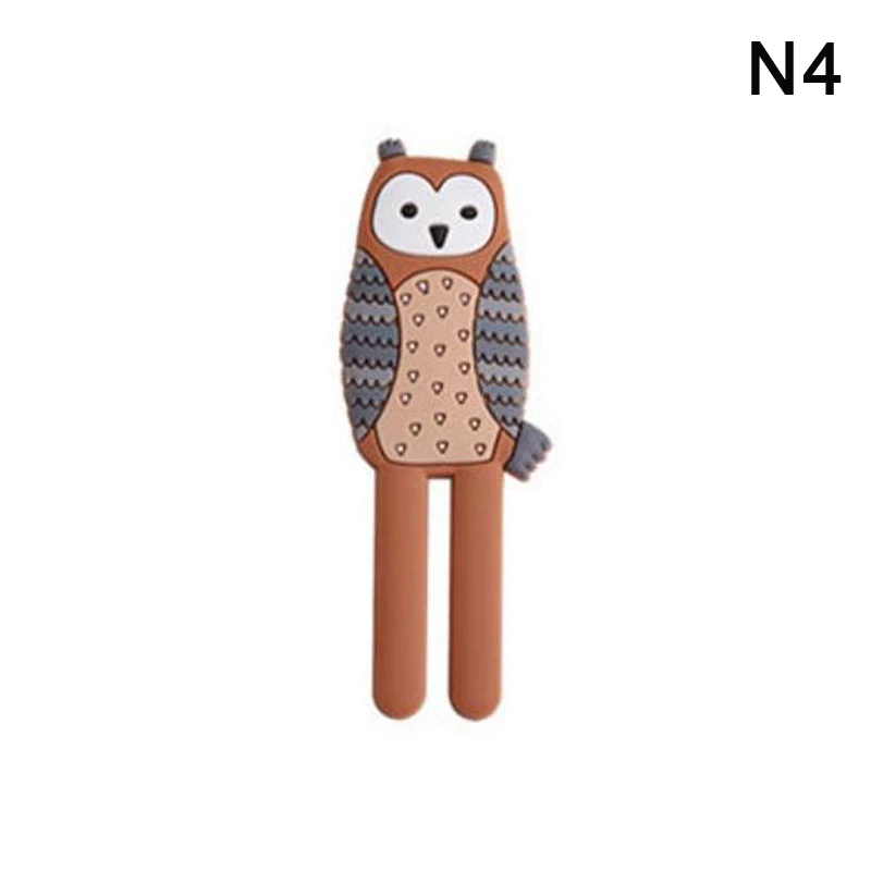 Cute Magnetic Hooks Removable Fridge Sticker Refrigerator Message Magnet Coat Hanger Key Holder Storage Hook