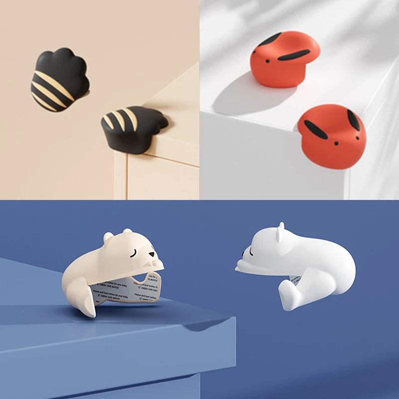 

Anti-collision Angle Sticker Corner Guards For Tables Self-adhesive Bumpers Cartoon Corner Guards Prevent bumping injury