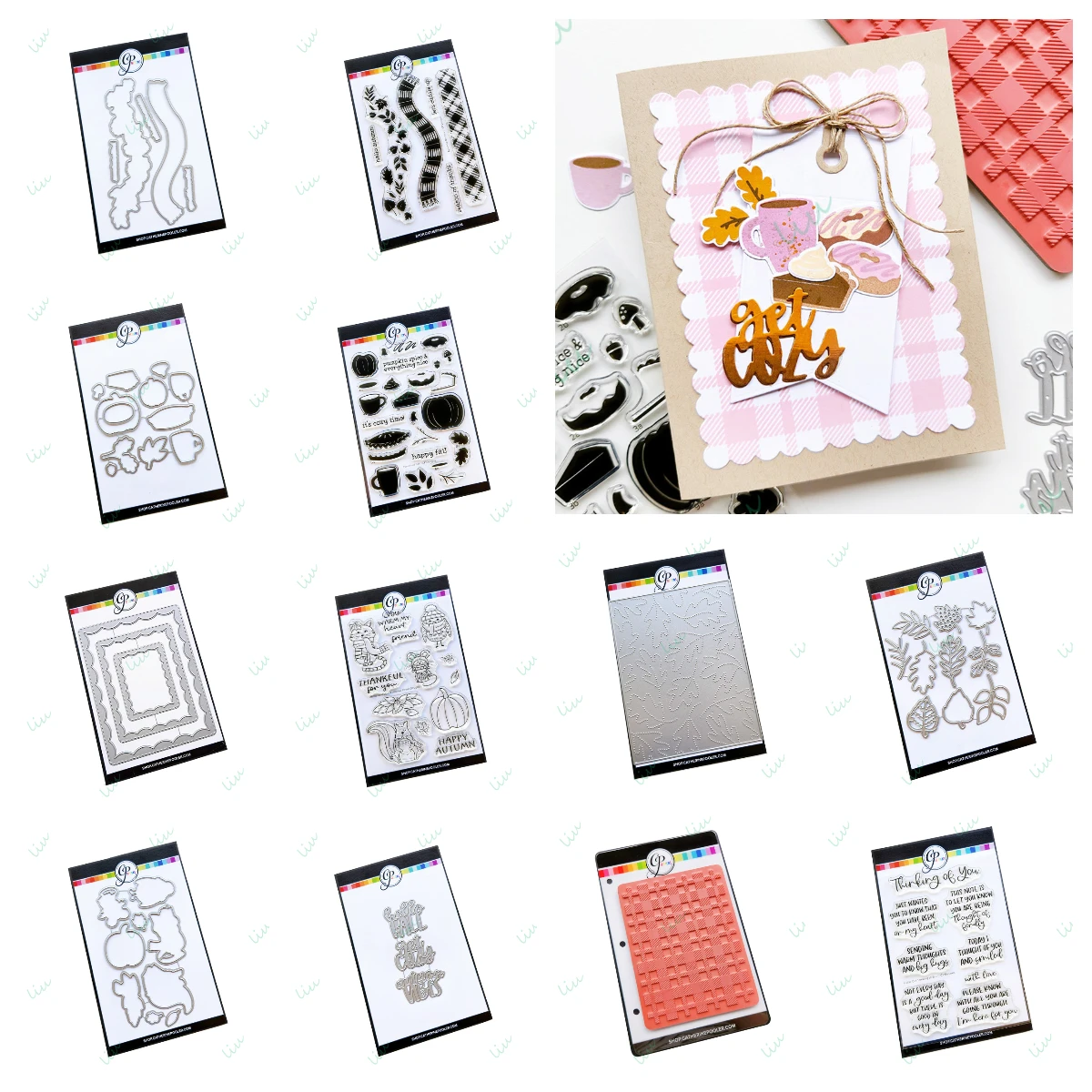 

272 августа, новые осенние границы, падающие листва, металлические штампы, штампы для DIY, украшение для альбома, календаря, поздравление ручной работы