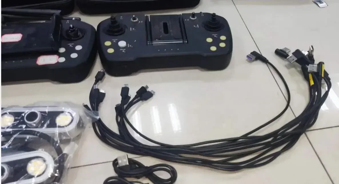 Genuino Skydroid T12 Control remoto cámara de tres cuerpos 20km transmisión de mapa digital cámara de control remoto