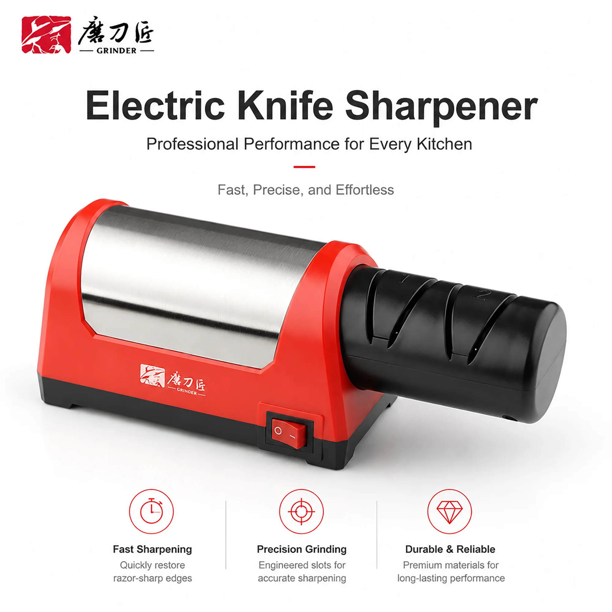 taidea-デュアルスロット電動ナイフシャープナー-600-1000グリット-ダイヤモンド-交換可能なヘッド付き