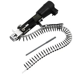 Automatic Screw Chain Nail Gun Adapter Screw Gun Adjustable Screw Length Suitable For Electric Drill Woodworking Tools