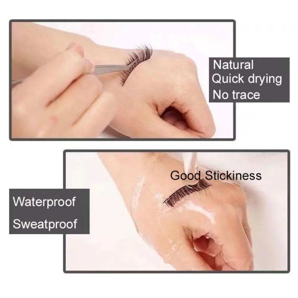 5ML Quick Dry Eyelash Glue False Eyelash Extension Long Tools Beauty Glue Lasting Waterproof Makeup Lashes Eye Adhesive R5T9