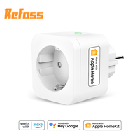 Refoss 16A HomeKit Smart EU Plug WiFi Socket Power Monitoring Timing Function Voice Control Support Alexa Google Assistant