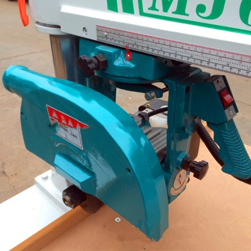 MJ640 Woodworking Rocker Saw Circular Radial Arm Saw Machine Electric Cutting Machine Power Tools 2.2KW