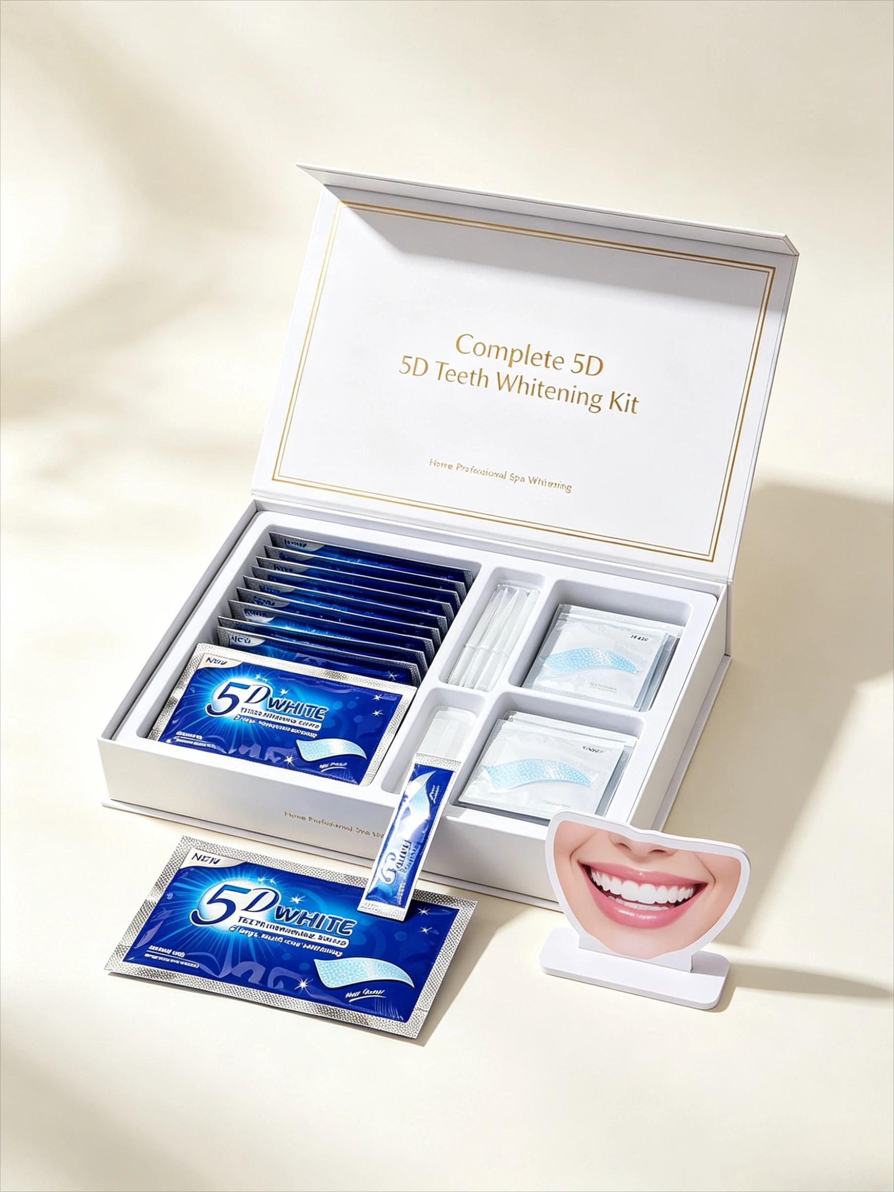 5D Whitening Teeth Strips | Re - Teeth Whitening At Home review and price