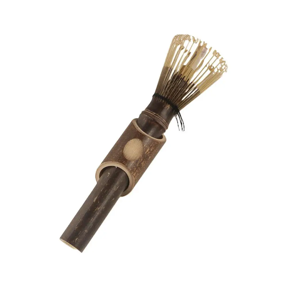 

Tea Making Tool Easy to Clean Tea Brush Durable Long Handle Stir Brush Bamboo Tea Whisk Kitchen