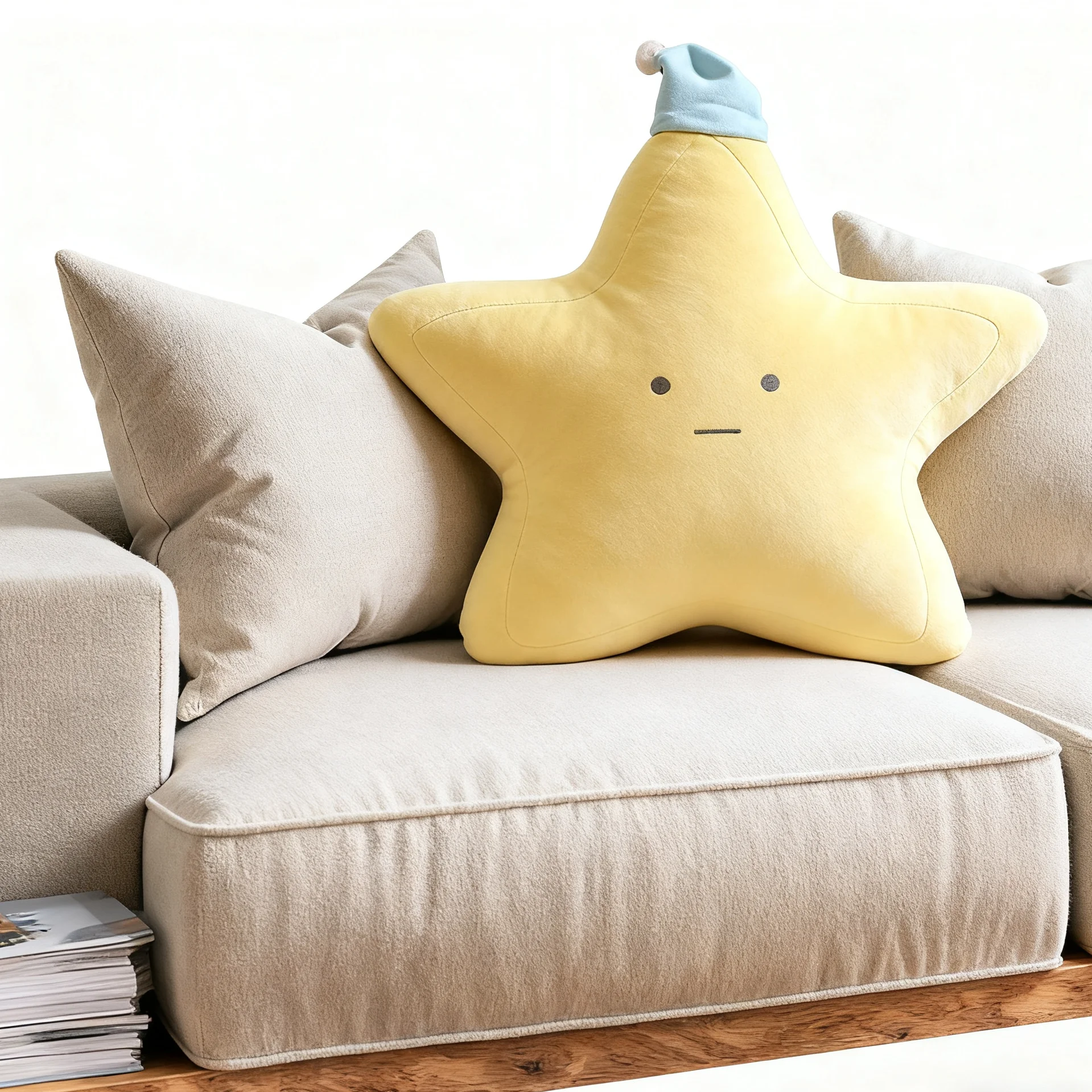 

Удобная мягкая подушка со звездой, милый забавный домашний декор, идея подарка для гостиной, кровати, дивана, нескользящая, можно стирать в машине, отличное качество