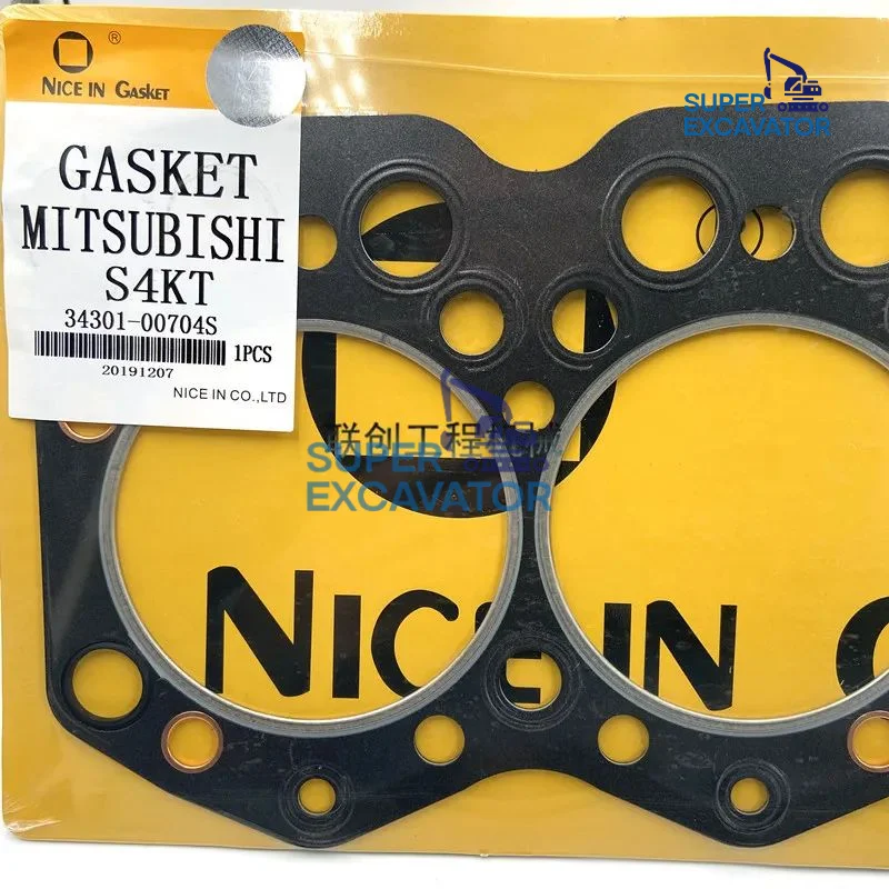 For Caterpillar Cat E312B/C/D 312V1/V2 Cylinder gasket S4K Engine cylinder mattress cylinder pad excavator Parts