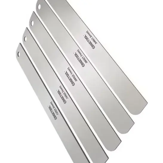 Gauged Nut Slotting File Set for Bass string action adjustment repair and guitar making tools view 2