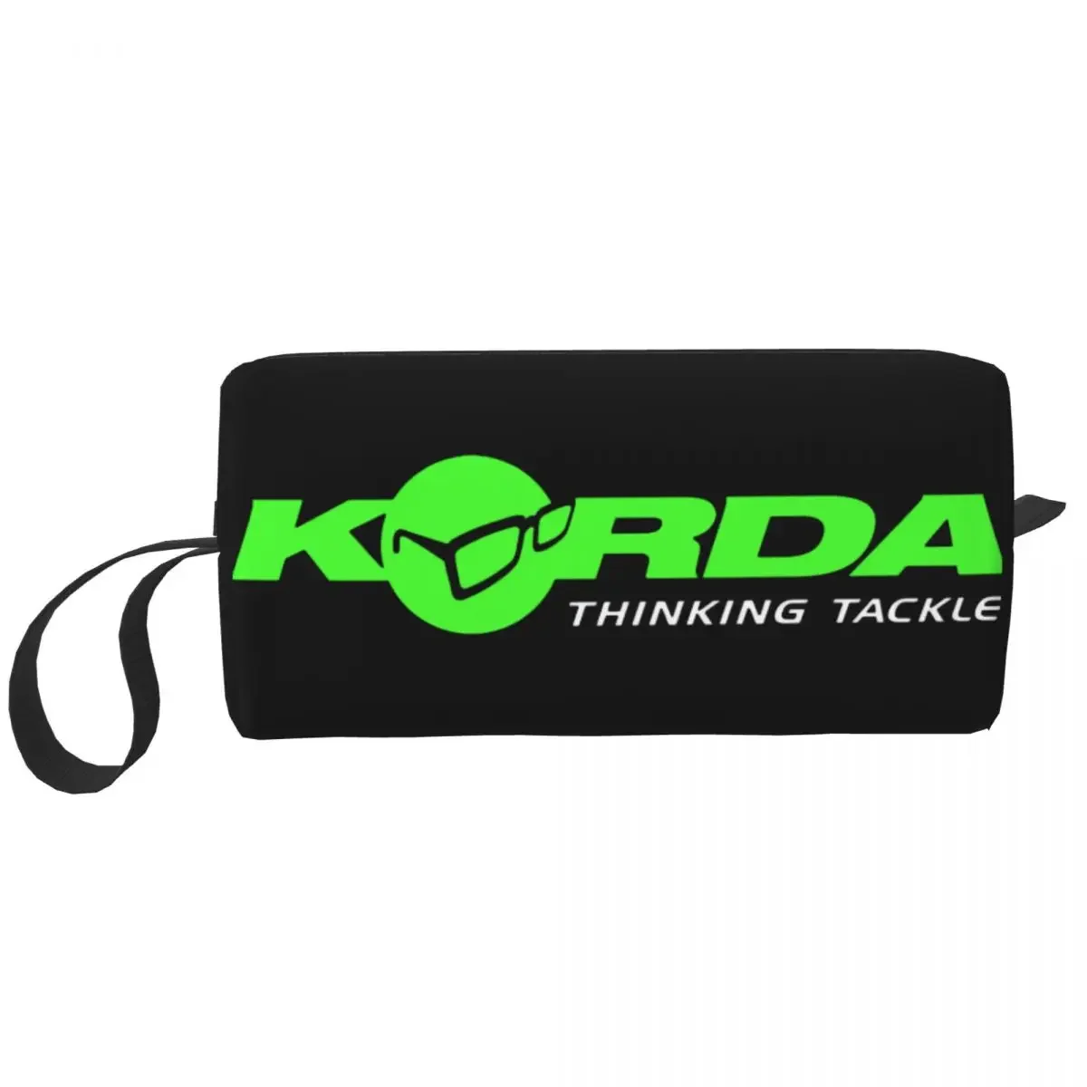 

Korda Fishing Logo Cosmetic Bag Women Cute Big Capacity Fish Carp Fisherman Gift Makeup Case Beauty Storage Toiletry Bags