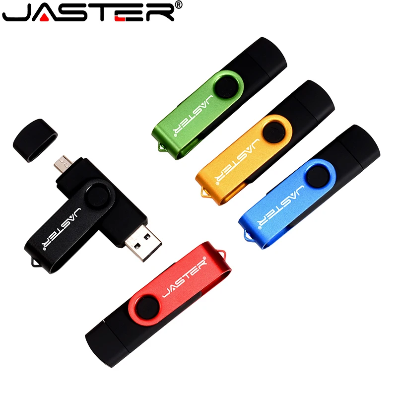 

JASTER Hi-Speed USB 2.0 Flash Drive OTG Pen Drive 128MB 64GB USB Stick 8GB 16GB 32GB Pen Flash Drive for Android Smartphone/PC