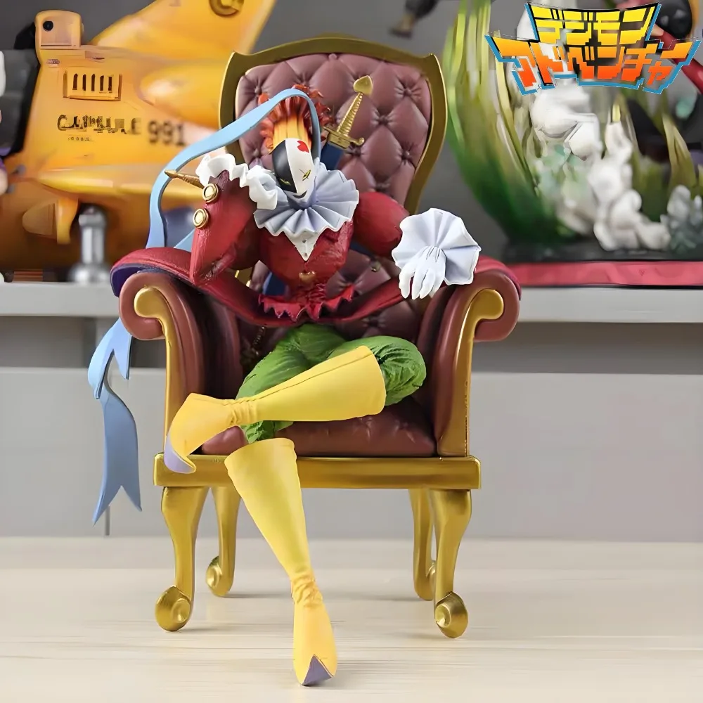 20 cm/7,87 in Anime Digimon Abenteuer Figur Sitzhaltung Piemon Action-figuren Pvc Statue Sammlung Modell Spielzeug Geschenke