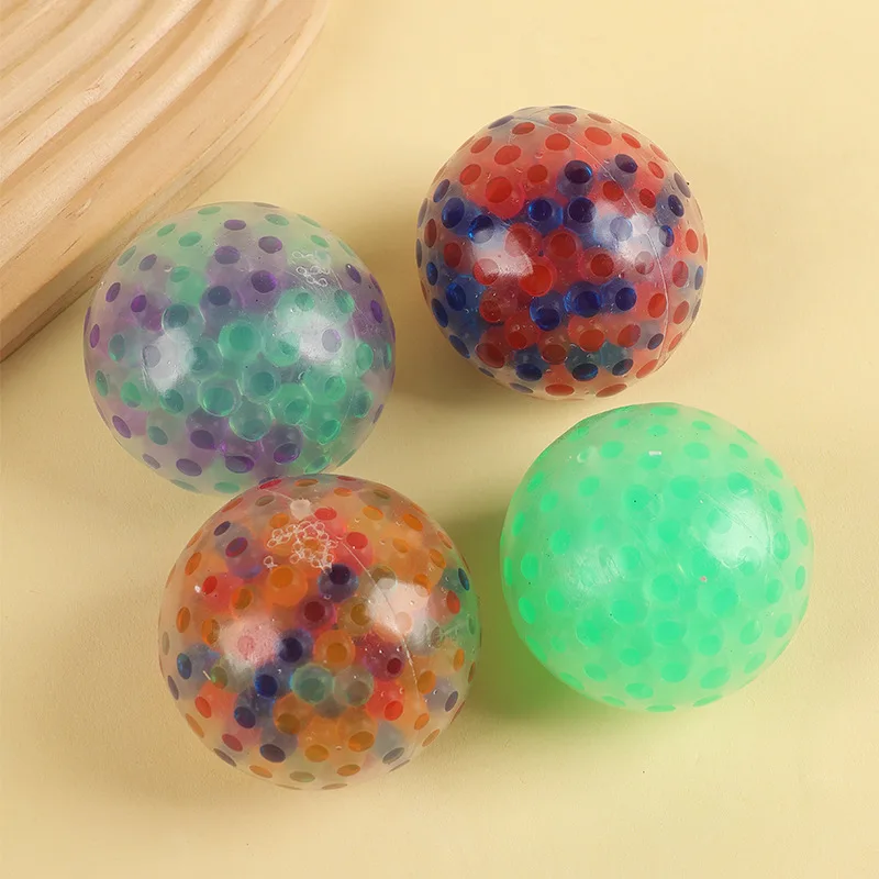 2 unid/bolsa pelota de ventilación para apretar, pelota de uva colorida con pellizco de goma suave, juguete para aliviar el estrés, recuerdos de fiesta, suministros para fiesta de cumpleaños para niños, regalo