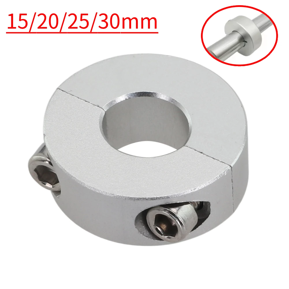 1pc Separate Optical Shaft Locking Limit Bearing Fixed Spindle Retaining Ring 15/20/25/30mm Positioning Clamping Bushing Tools