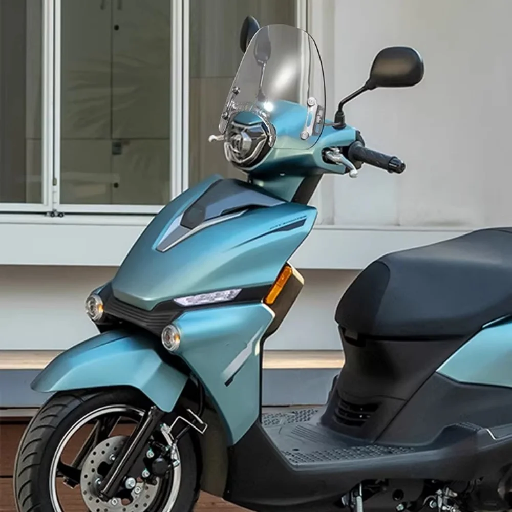 For Haojue NFR125 Modified Windshield Front Windscreen Rain Guard Chest Protector Scooter Parts