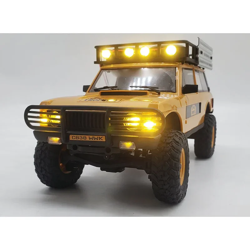 FMS FCX24M LED 5V Lighting Upgrade System Front/rear Lamp for 1/24 RC Crawler Car FCX24M Camel Cup Discovery Range Rover Parts - Image 4