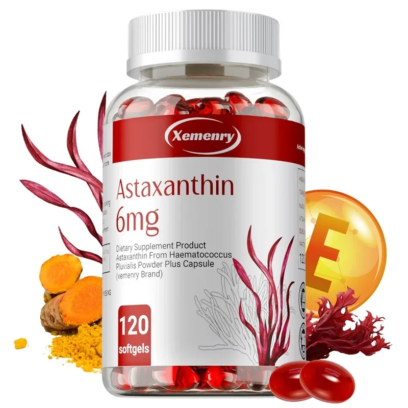 

Astaxanthin - Cardiovascular Health, Enhances Immunity, Energy, Natural Antioxidant, Supports Eye, Joint