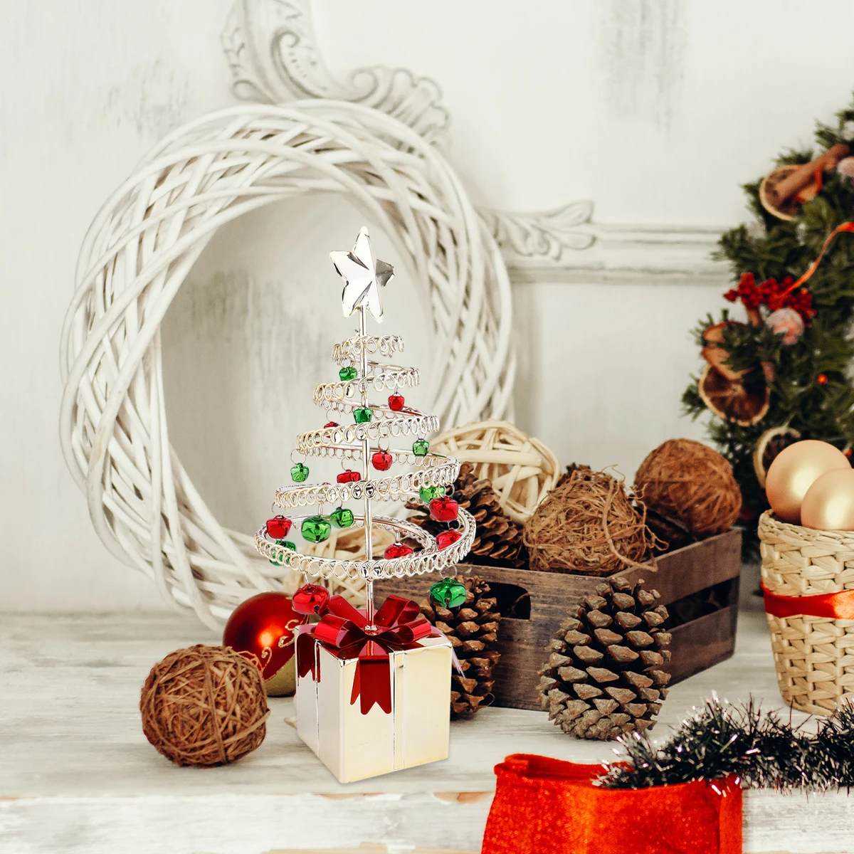 

Christmas Decorations Iron Crafts Simulated Christmas Trees Decor Ideal Party Prop for Wedding Hotel Restaurant and Home Use