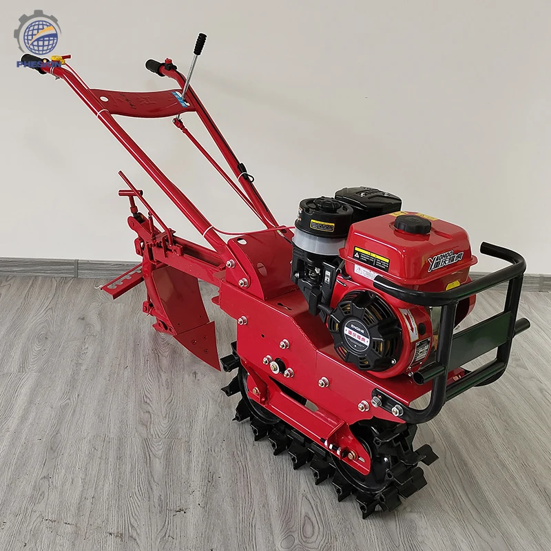 Single Chain Cultivator Hilly Multifunctional Crawler Chain Track Micro Tillage Machine
